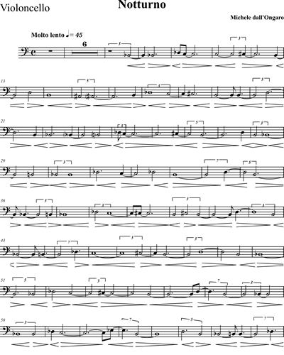 Notturno — Michele Dall'Ongaro