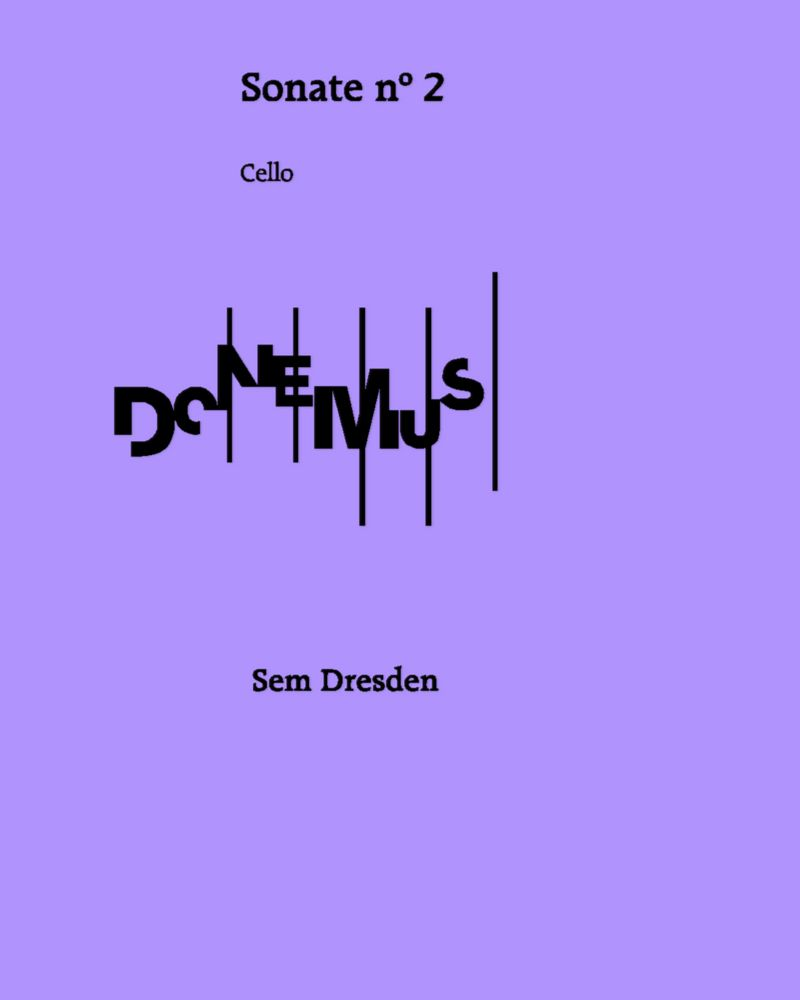 Sonata No. 2 — Sem Dresden