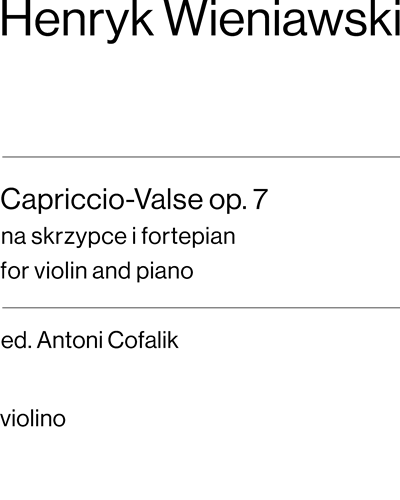 Capriccio-Valse op. 7 — 维尼亚夫斯基