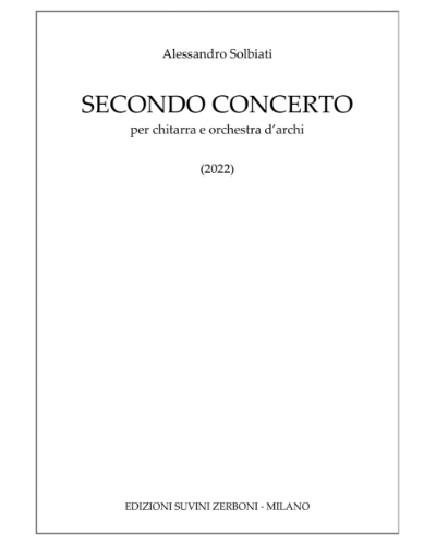 Secondo Concerto — Alessandro Solbiati