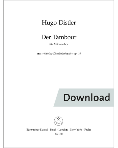 Der Tambour (Wenn meine Mutter hexen könnt') — Hugo Distler