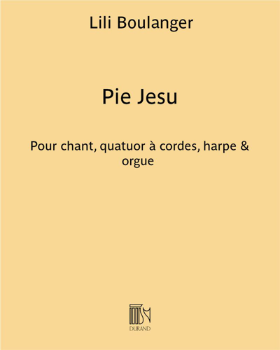 Pie Jesu (Edition B for Medium Voice) — 莉莉·布朗热