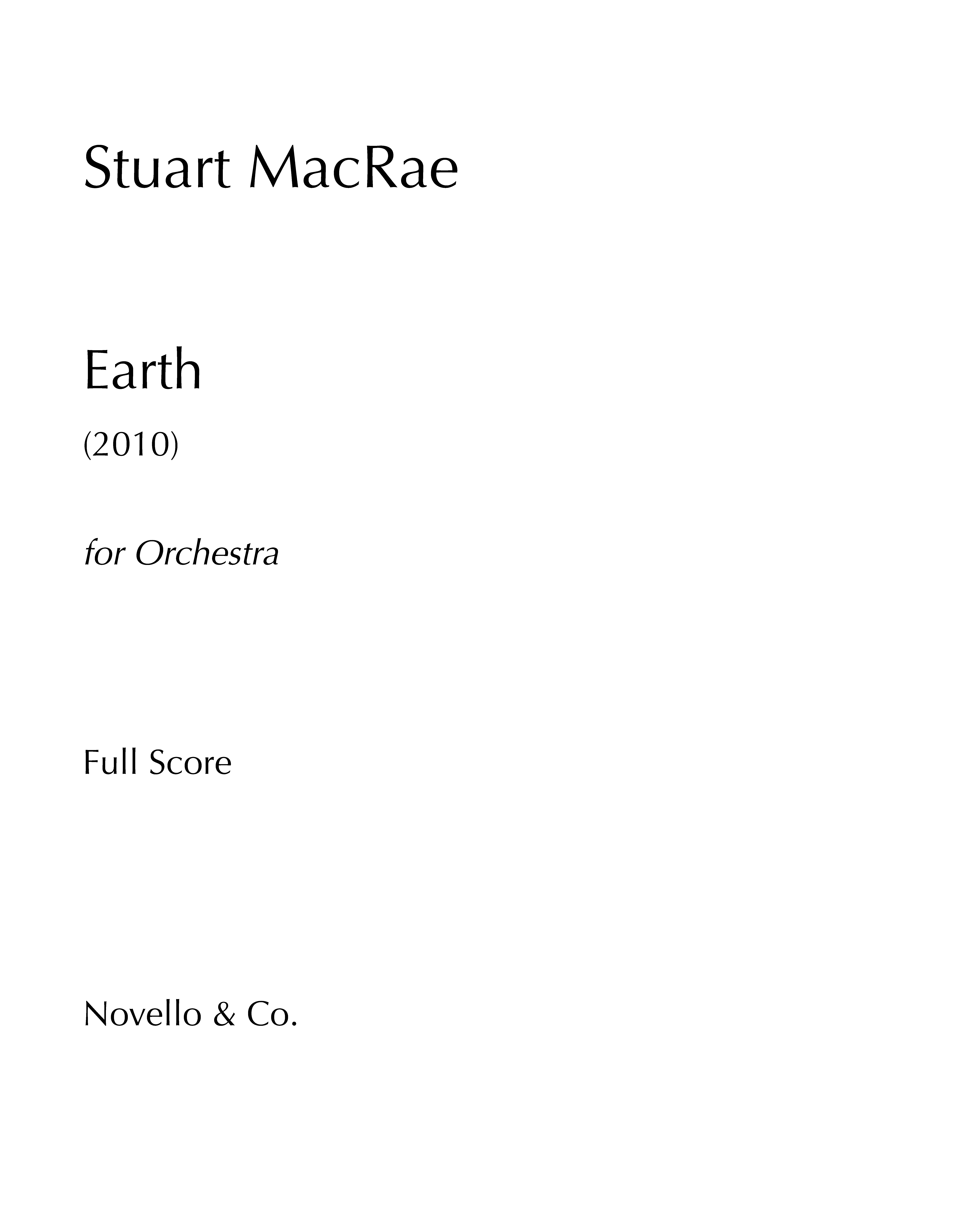 Earth — Stuart MacRae