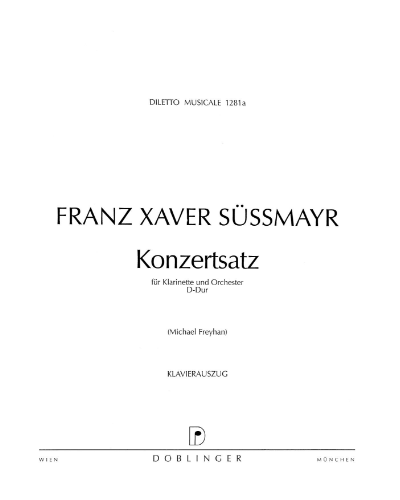 Concert Movement in D major — Franz Xaver Süßmayr