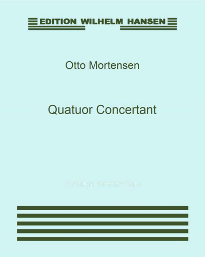 Quatuor Concertant — Otto Mortensen