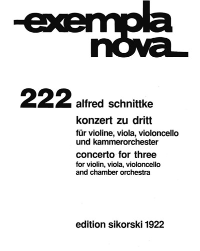 'Concerto for Three' & 'Minuet' — Alfred Schnittke