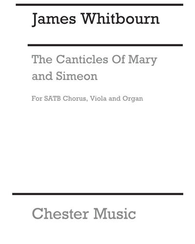 The Canticles of Mary and Simeon — James Whitbourn