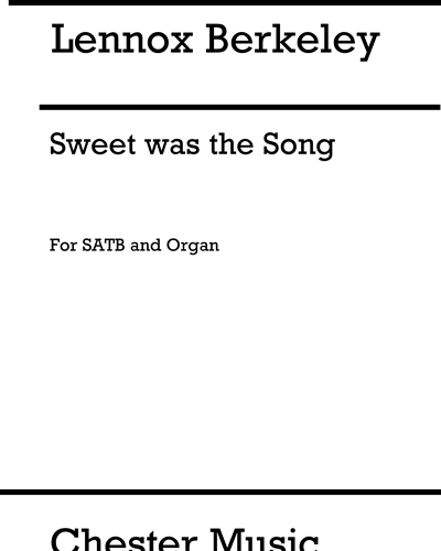Sweet was the Song — 威廉·伯德
