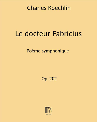 Le docteur Fabricius, op. 202 — 夏尔·凯什兰
