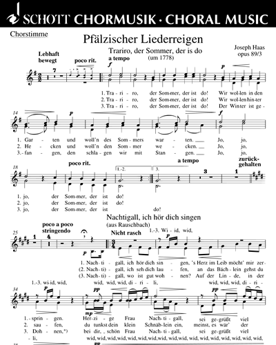 Pfälzischer Liederreigen — Joseph Haas