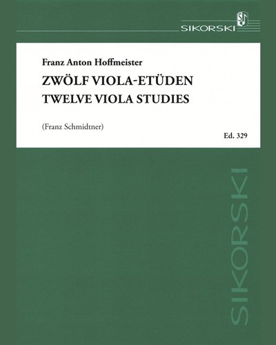 Twelve Viola Studies — Franz Anton Hoffmeister