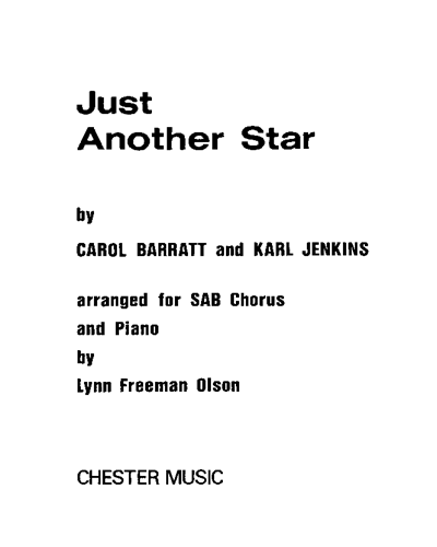 Just Another Star — Carol Barratt