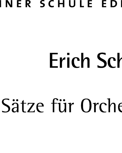 Three Mouvements, op. 3 — Erich Schmid