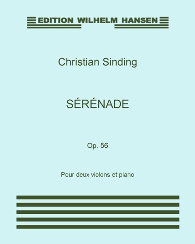 Sérénade, op. 56 no. 1 — 克里斯蒂安·辛丁