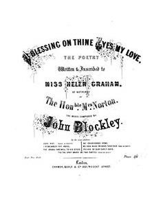 A Blessing On Thine Eyes My Love — John Blockley