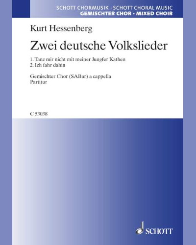 Two german Folk Songs — Kurt Hessenberg