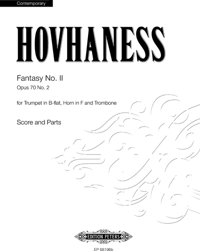 Five Fantasies for Brass Choir Op. 70, No. 2 — 阿兰·霍夫哈奈斯