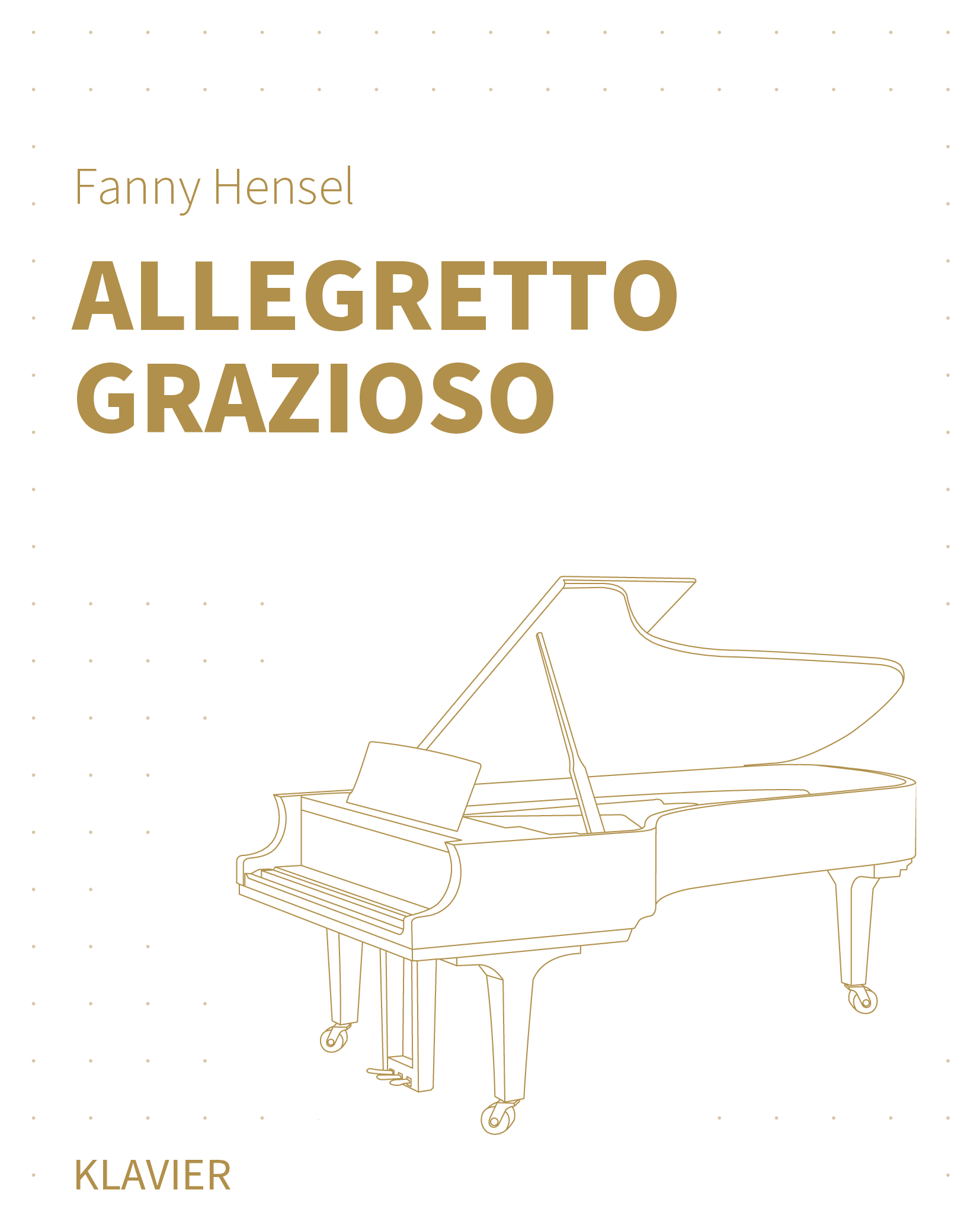 Allegretto grazioso (No. 3 from '4 Lieder, op. 2') — 范妮·门德尔松