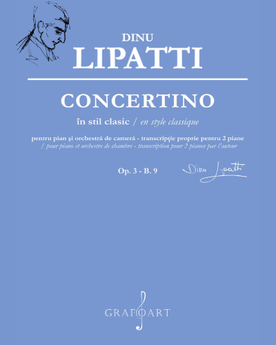 Concertino in classical style for piano and chamber orchestra, op. 3 – B. 9 — 迪努·利帕蒂