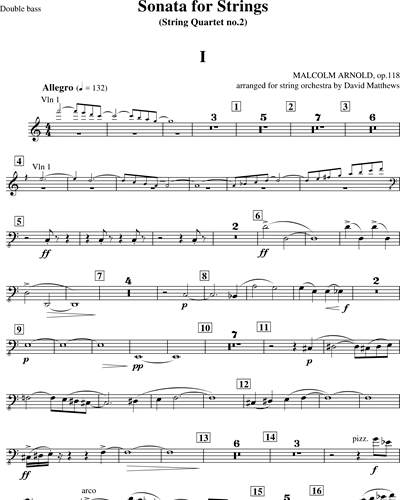 Sonata for Strings — 马尔科姆·阿诺德