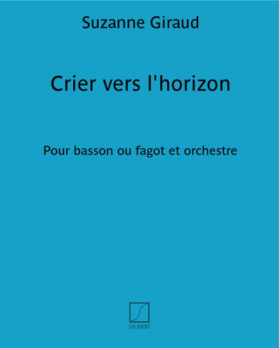Crier vers l'horizon — Suzanne Giraud