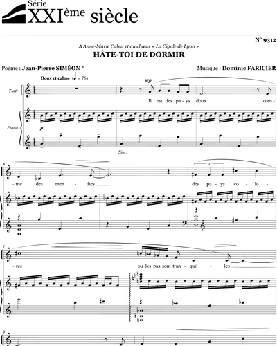 Hâte-toi de dormir — Dominic Faricier