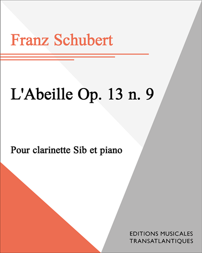 L'Abeille, op. 13 no. 9 — 舒伯特
