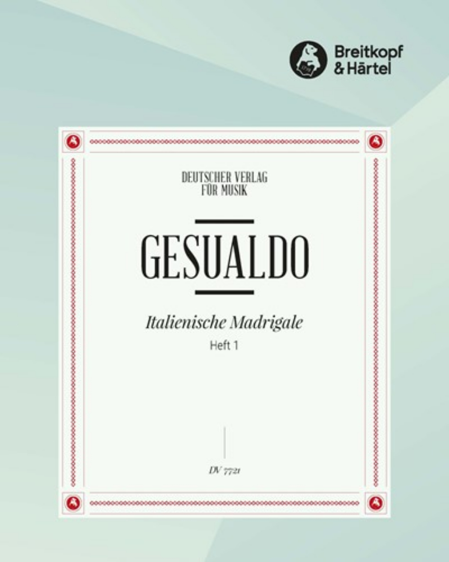 Italienische Madrigale - Heft 1: 'O dolce mio tesore' & 'Millel volte il di moro' — 杰苏阿尔多