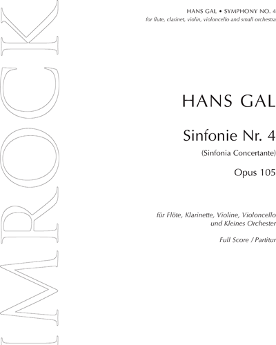 Symphony No. 4 in B-flat major, op. 105 — Hans Gál