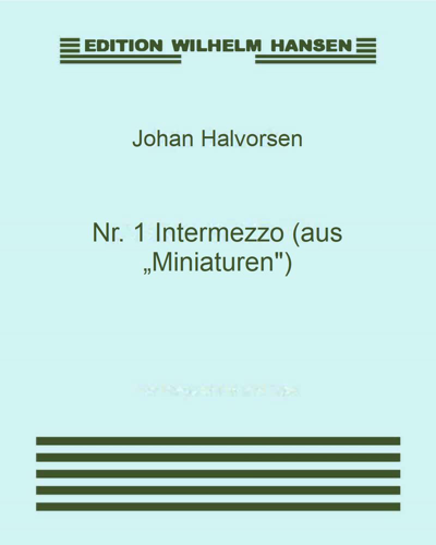 Intermezzo No. 1 (from 'Miniatures') — 约翰·哈沃森