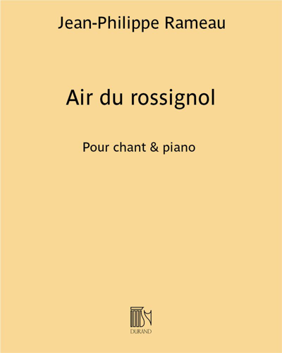 Air du rossignol — 拉莫