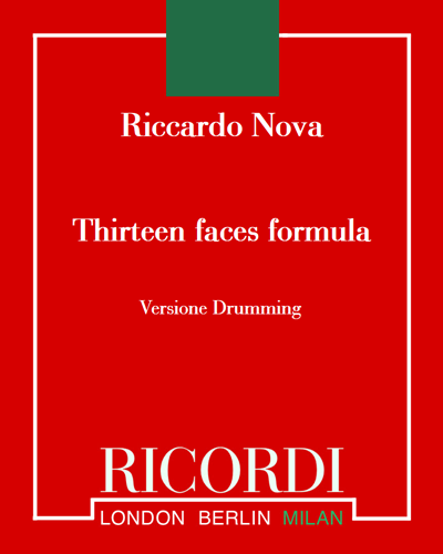 Thirteen faces formula (Versione Drumming) — Riccardo Nova