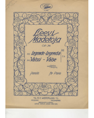'Legenda', op. 34 No. 3 & 'Valssi', op. 34 No. 4 — 莱维·马代托亚