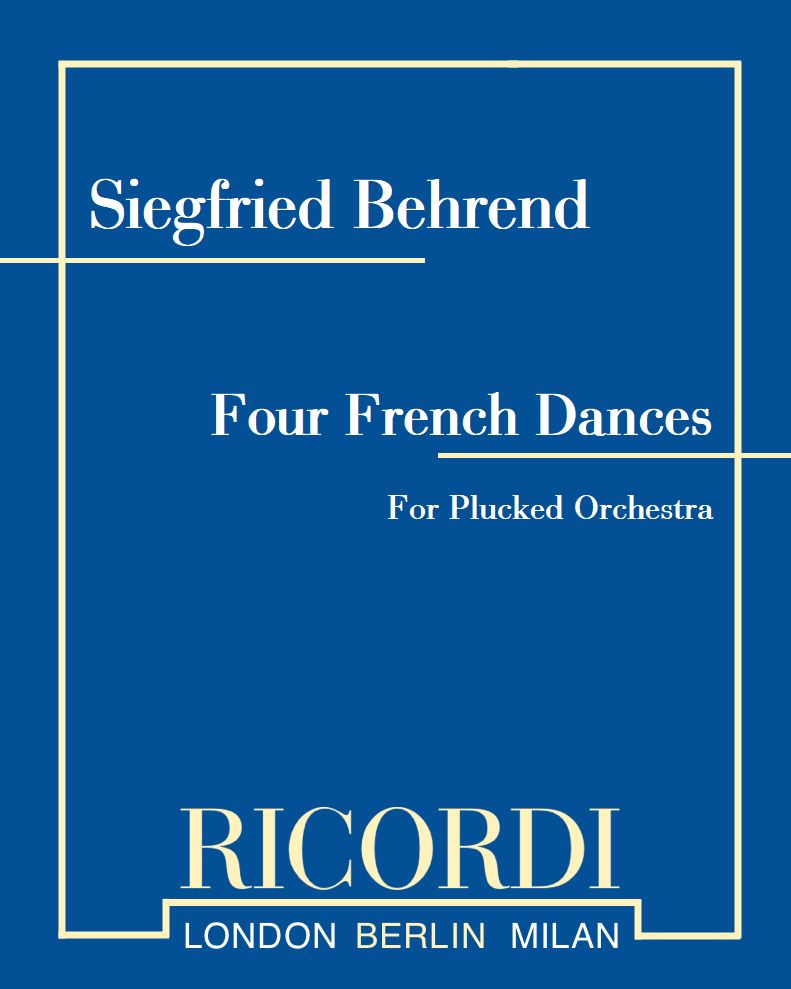 Four French Dances — Siegfried Behrend