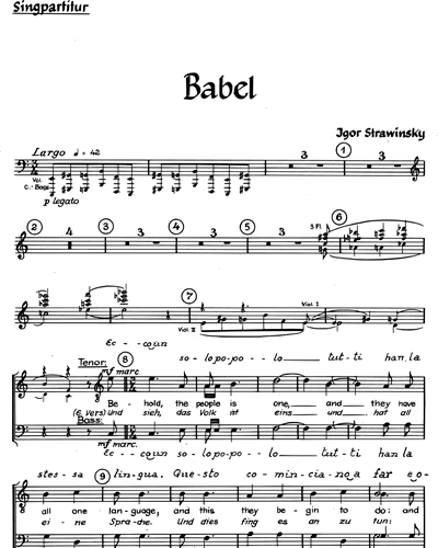 Babel — 斯特拉文斯基