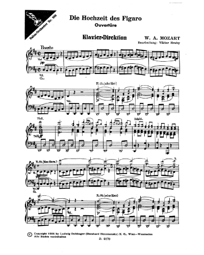 Overture to 'The Marriage of Figaro', K. 492 — 莫扎特