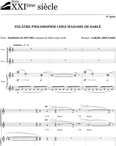 Folâtre philosophie chez Madame de Sablé — Marquise De Sablé
