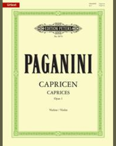 24 Caprices Op. 1 for Violin — 帕格尼尼