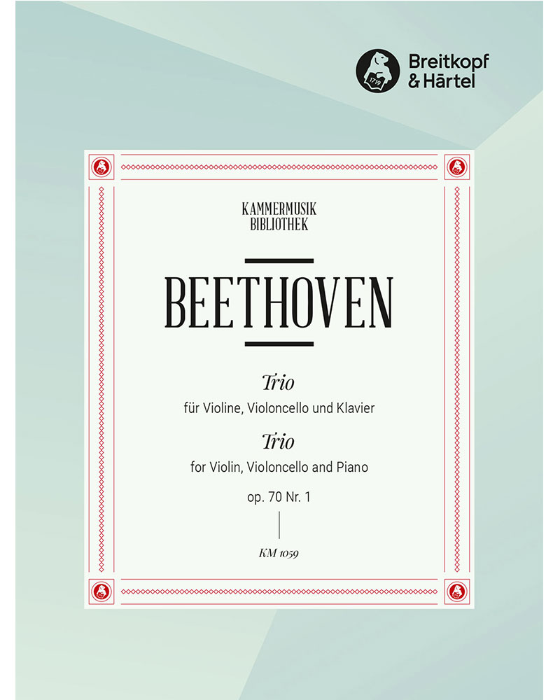 Piano Trio in D major, op. 70 no. 1 — 贝多芬
