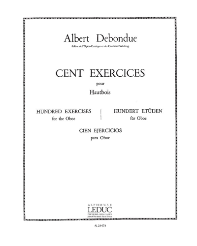 100 Exercises for the Oboe — Albert Debondue