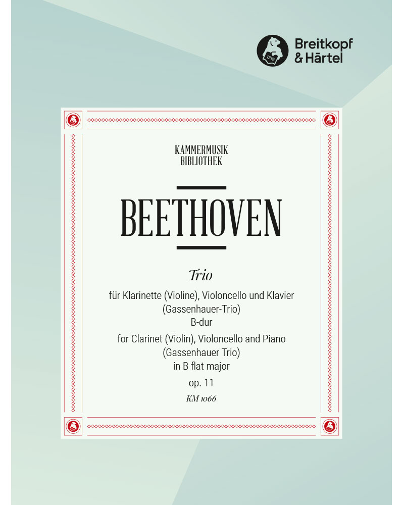 Piano Trio in B flat major, op. 11 — 贝多芬