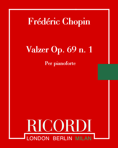 Waltz, op. 69 No. 1 — 肖邦