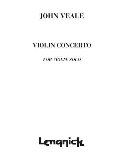 Violin Concerto — John Veale