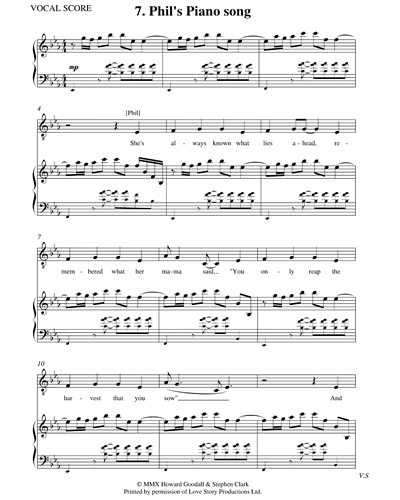 Phil's Piano Song (from 'Love Story') — Howard Goodall
