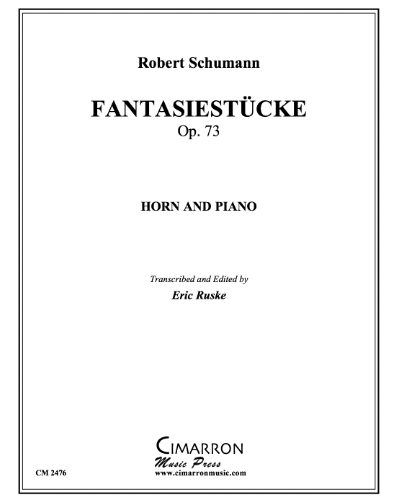 Fantasiestücke, op. 73 — Robert Schumann