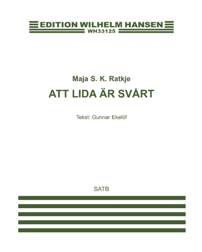 Att lida är svårt — Maja Solveig Kjelstrup Ratkje