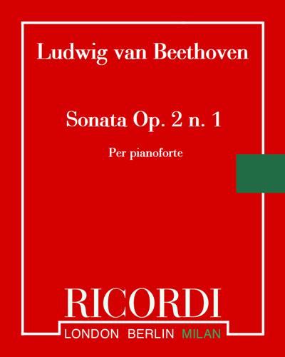 Sonata, op. 2 No. 1 — 贝多芬