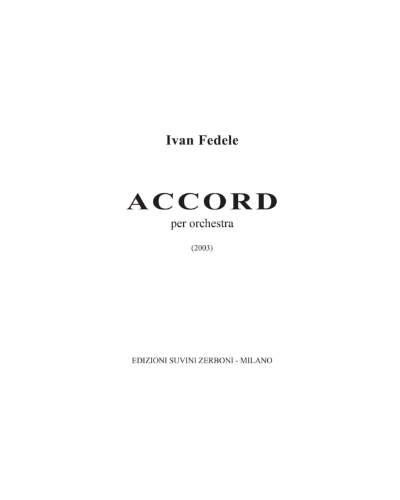 Accord — Ivan Fedele