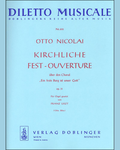 Ecclesiastical Festival Overture, op. 31 — Otto Nicolai