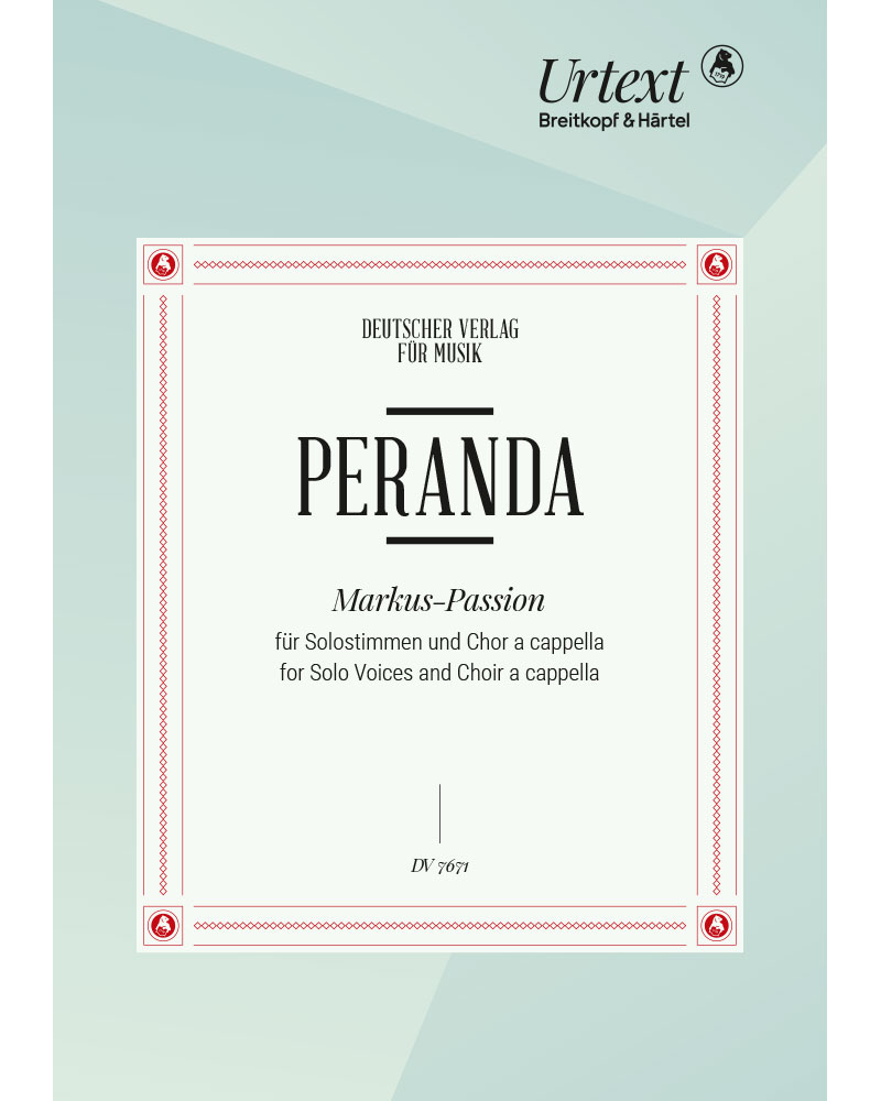 Markus-Passion — Marco Giuseppe Peranda
